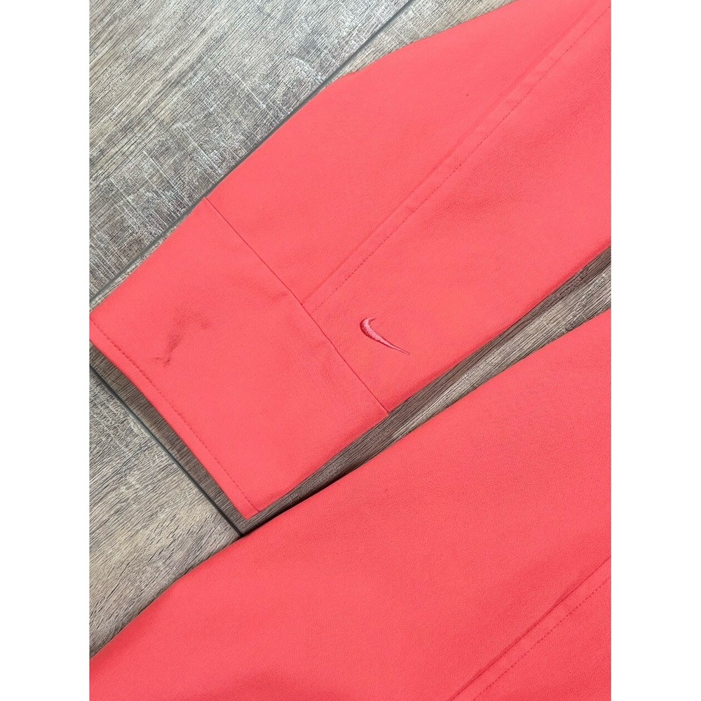 Nike Golf Women's Jacket Pink Salmon Trench Button Up Coat Size Small Long - Picture 6 of 12
